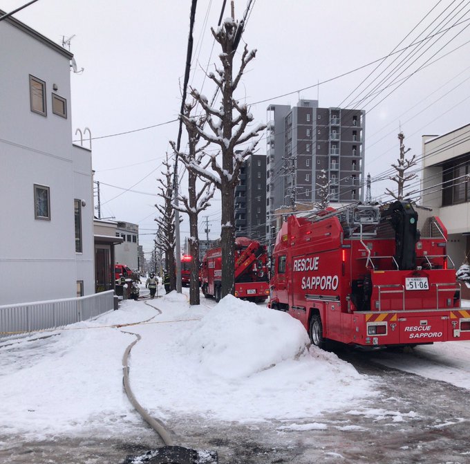 火事 札幌市白石区栄通17丁目で火災 現地の画像や動画まとめ まとめダネ