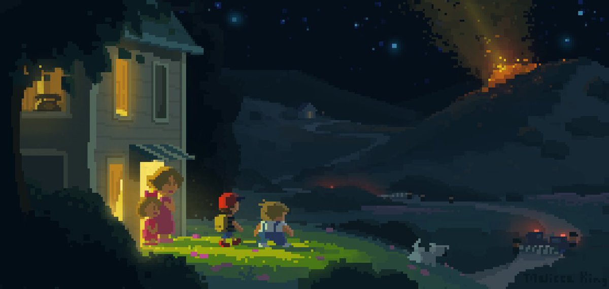 jamesVGBiz's tweet photo. Really nice #pixelart of #esrthbound
made by (I think) stylishgeekinariot on tumble (since deactivated). https://t.co/UTzJsAIFLa