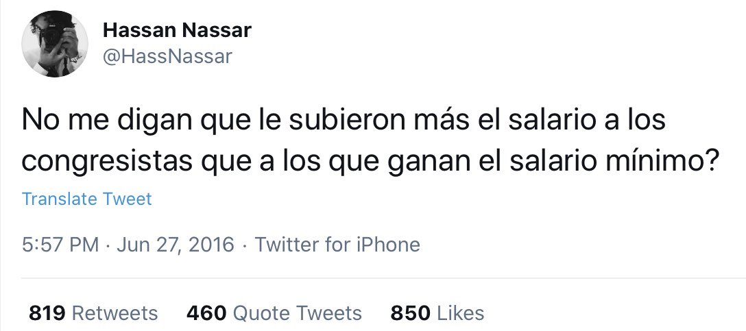 Lo proponemos como tuitero del año: