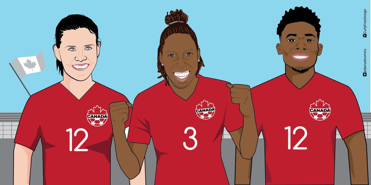 Canada Soccer’s Kadeisha Buchanan, Alphonso Davies and Christine Sinclair have all been recognised as Canadian Athletes of the Year in 2020: @CanadaSoccerEN 
#TheBestInCanada 🍁🏆 #CANMNT #CANWNT #canadasoccer @TeamCanada @cbcsports
