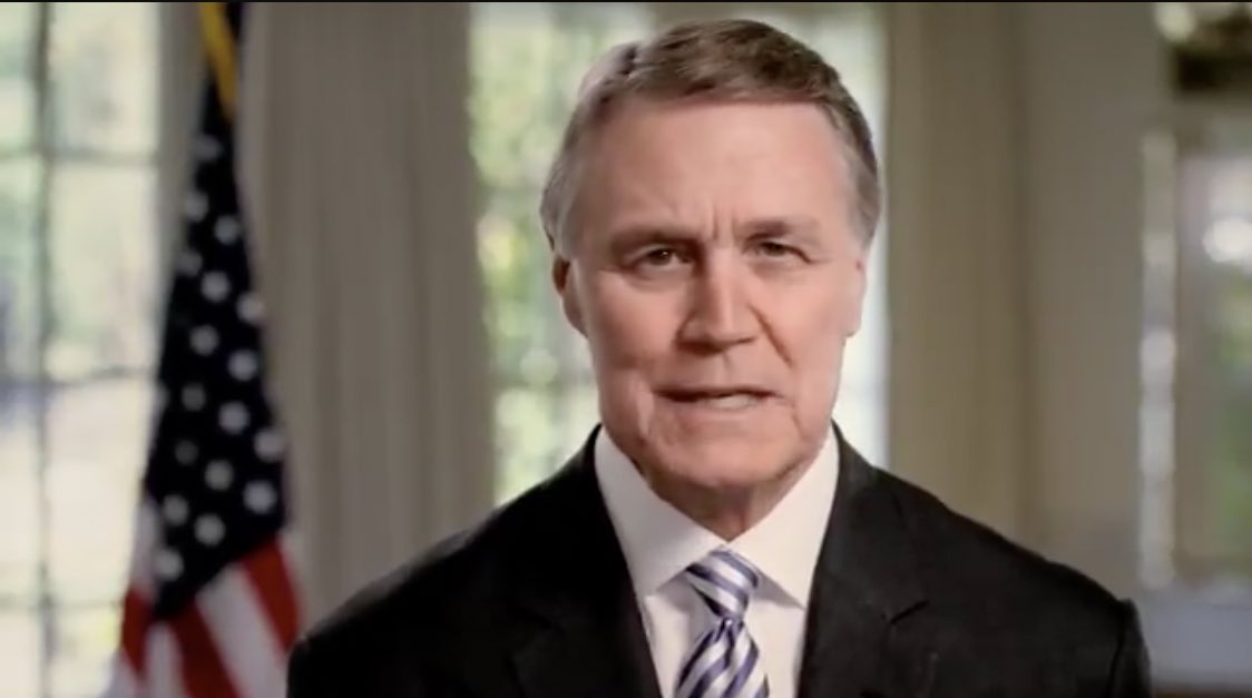 MysterySolvent's tweet image. If Sen David Perdue’s skin were a new Crayola Crayon color, what would it be called?