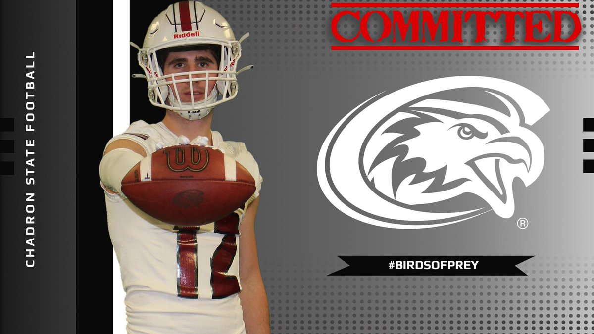 Excited to announce that I have committed to Chadron State!! Thankful for my coaches and teammates for helping me become the best player I can be!! #WDE 🦅