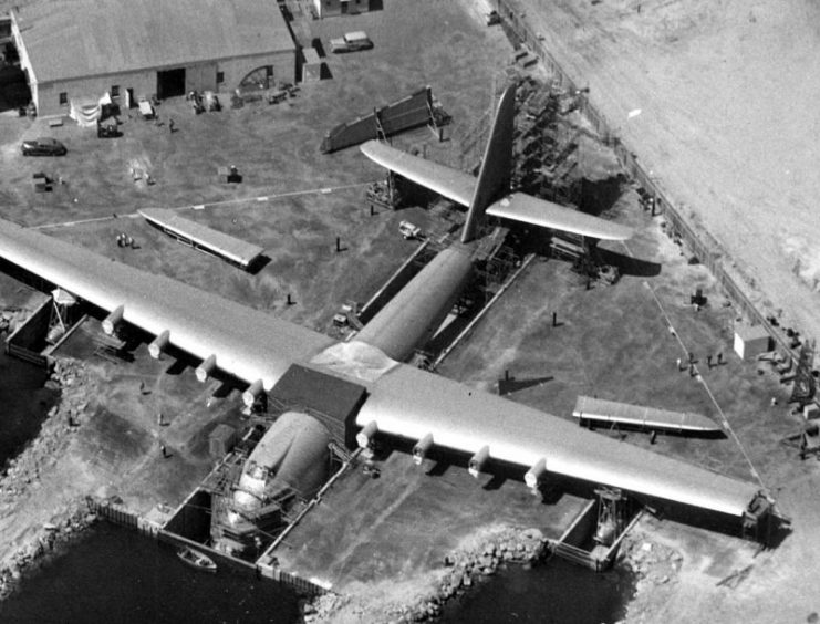 The military services opposed the project, thinking it would siphon resources from higher-priority programs, but Hughes' powerful allies in Washington, D.C. advocated for it.However, the aircraft was not completed until after the end of World War II.