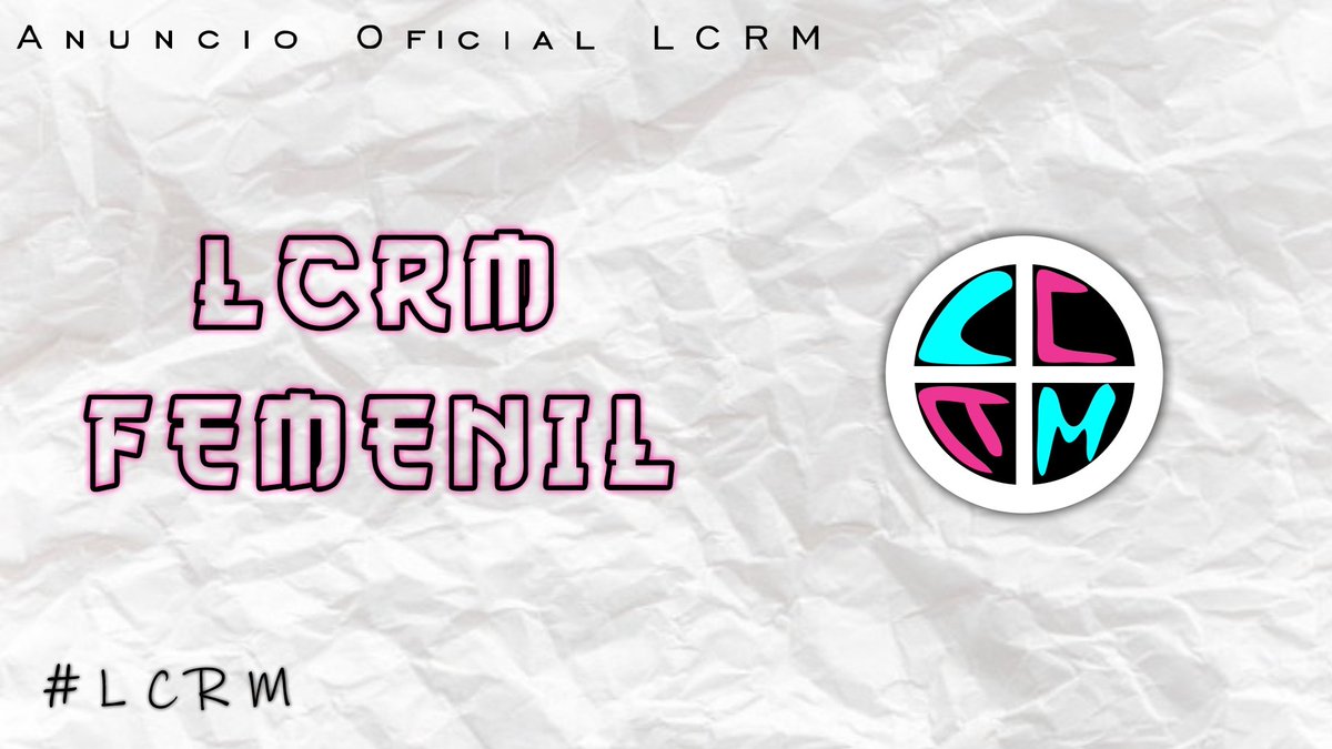 TeamLCRM's tweet photo. 🔰Anunciamos el inicio de una nueva etapa, una nueva era que definira una nueva division en LCRM🏛, Muchas gracias a todas las personas que formaran parte de este proyecto💎
#LCRM https://t.co/u1KTirOAAa