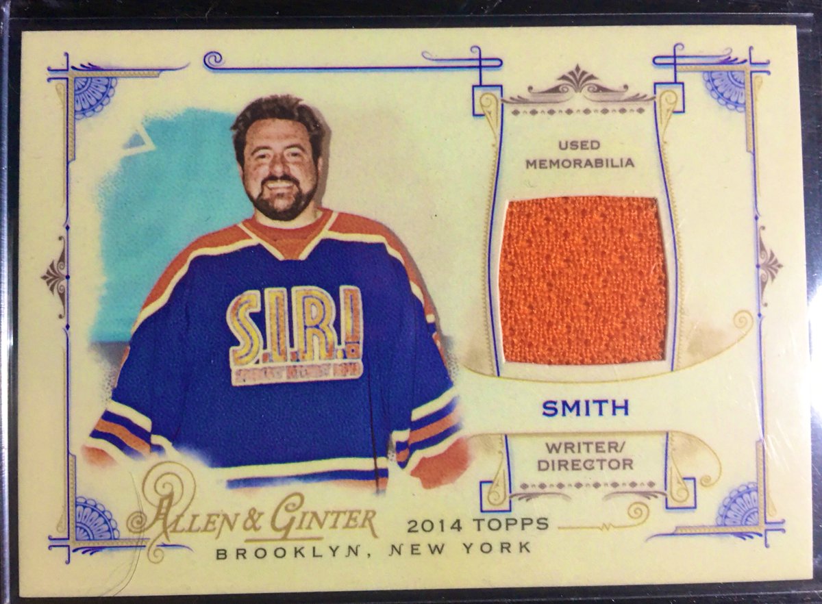 NateHups's tweet image. Added the Topps @ThatKevinSmith card from 2014 to my collection tonight, It goes nicely with my @RalphGarman #Orville Card! #HollyWoodBabbleOn