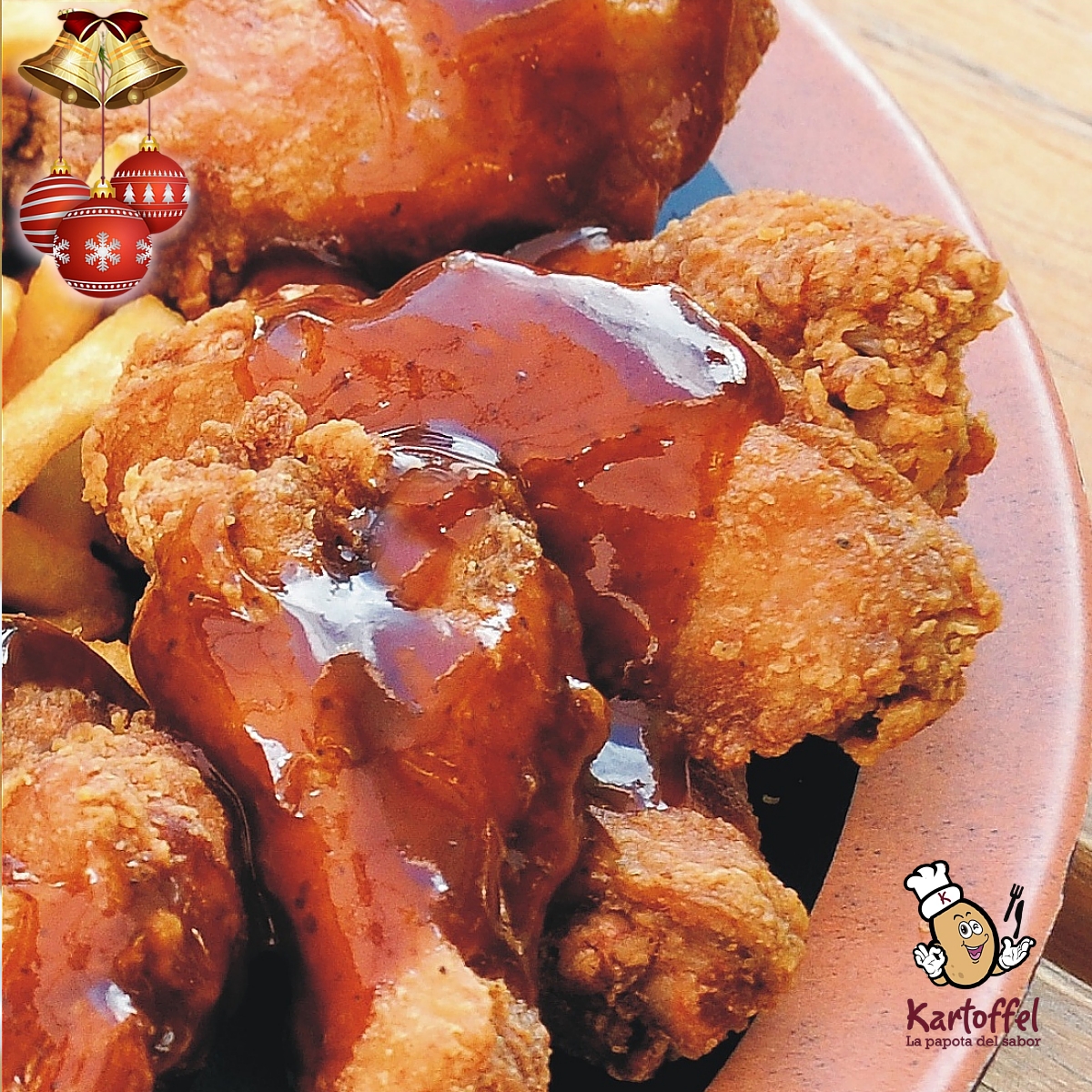 Alitas BBQ...

Las tenemos en presentación en un plato con 1/2 kilo de estas delicias, y un kilo, con kartopapitas, para compartir.

... Y con un crispy que le da ese tostadito fenomenal.

𝘌𝘯 𝘒𝘢𝘳𝘵𝘰𝘧𝘧𝘦𝘭 𝘴𝘰𝘮𝘰𝘴 𝘭𝘢 𝘗𝘢𝘱𝘰𝘵𝘢 𝘥𝘦𝘭 𝘚𝘢𝘣𝘰𝘳... 𝘠 𝘢𝘭𝘨𝘰 𝘮á𝘴