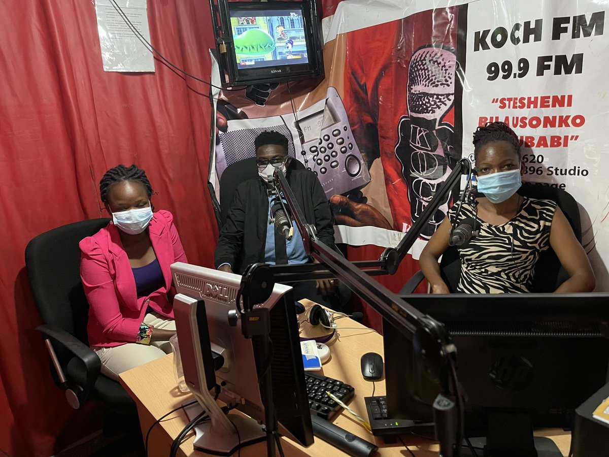 WASHallianceKe's tweet photo. TUNE IN 99.9 FM: WASH Alliance Kenya Programs Coordinator Joseph Akola and Project Officer Faith Masika discuss #WASHFirst #COVID19 interventions in Nairobi’s informal settlements Mathare and Korogocho. @MOH_Kenya @SimaviNL @KochfmKorogocho https://t.co/IW1xVKqKkw