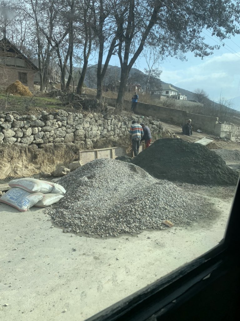 IAmErAijaz's tweet photo. Because Development is our agenda and it is the priority of BJP. Today visited #Balhama village of our constituency along with team of R&amp;B and took review of the work of which has been started today. Instructed them to complete the work in specified time without any delay. https://t.co/4D9OTx8oix
