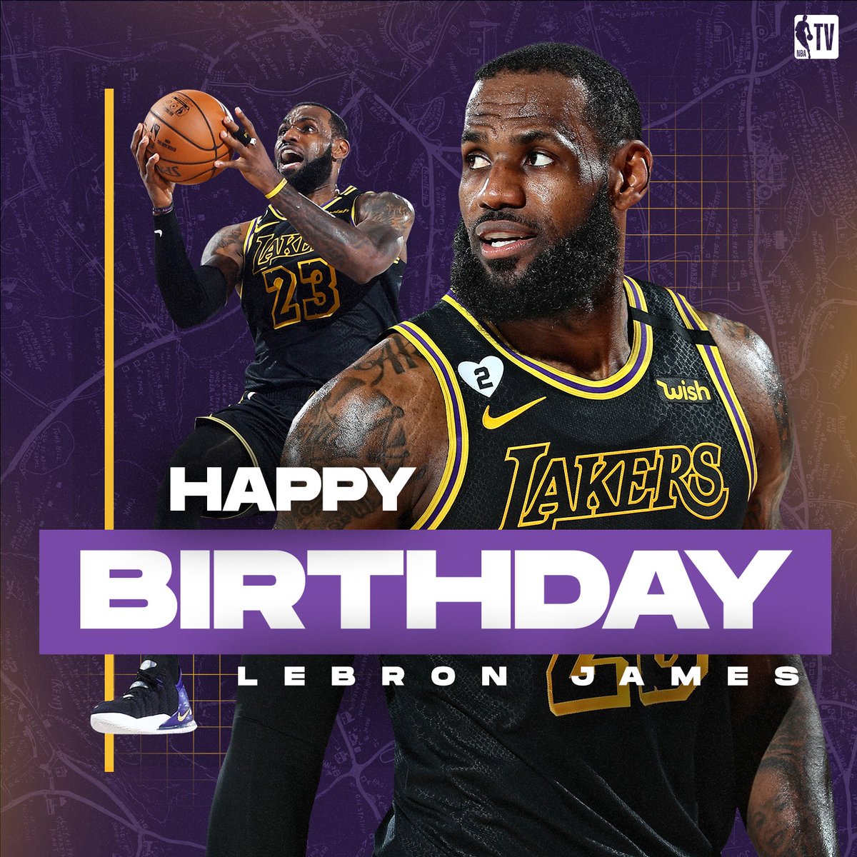 Happy 36th birthday to <a href="/KingJames/">LeBron James</a>! 👑