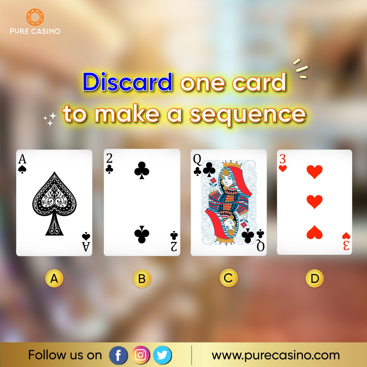 Make a sequence to WIN a surprise!

RULES:

1. Like this post
2. Answer the correct answer in the comment's section below
3. Tag 5 friends and ask them to FOLLOW US!
4. Share and repost this post on your profile. 

Don't forget to follow us on Instagram, Facebook and Twitter!