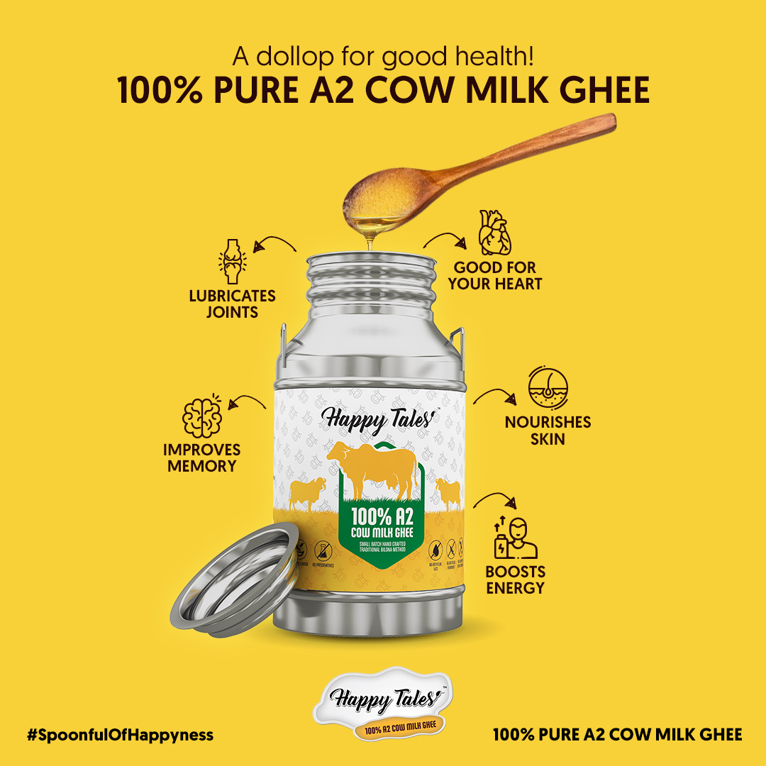 HappyTalesFarm's tweet photo. A dollop every day can put your health-related woes away! With a daily dose of our 100 % pure A2 cow milk ghee, feel healthy inside and out!
Ping us: +91 9319617059

Click here to Order Now- https://t.co/JSrNSZr0bU

#SpoonfulofHappyness https://t.co/VA5UwKezpI