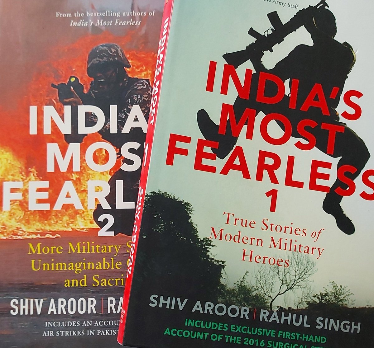 wrong_passcode's tweet image. #indiasmostfearless my copies 😍😍
