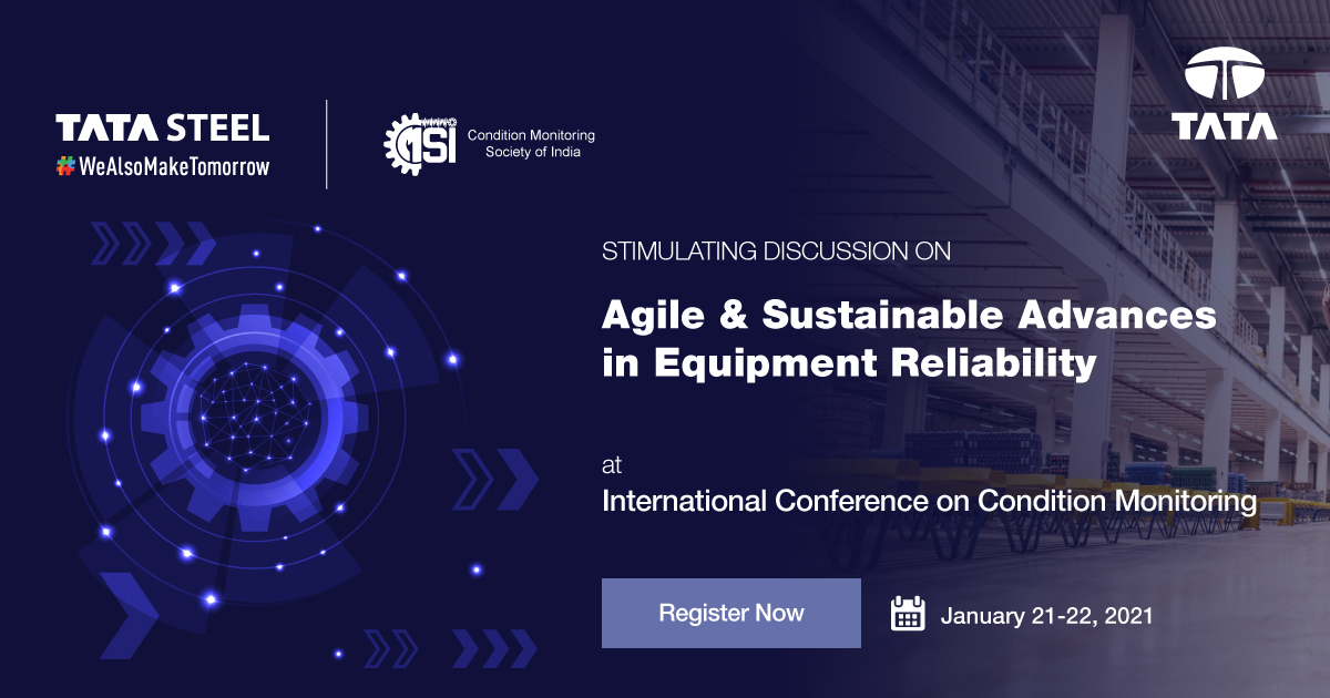 Listen to the real-world business leaders for stimulating discussions on Agile &amp; Sustainable Advances in Equipment Reliability.
Reserve your seats today iccm2021.nowvirtual.live/register/
#ICCM2021 #NavigateTheNew #FactoryOfTomorrow