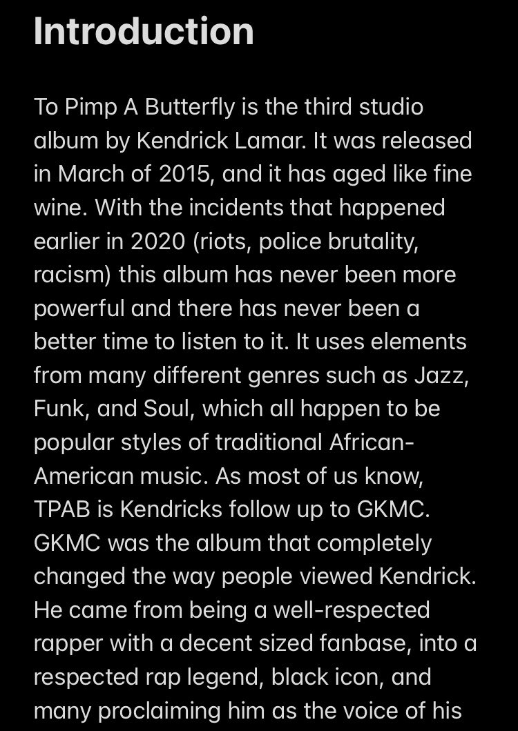Quick note:Following my Illmatic review, there were a few people who encouraged me to do one on TPAB, so here I am. I am not doing this for acceptance in the HHT community, I am doing it for fun.