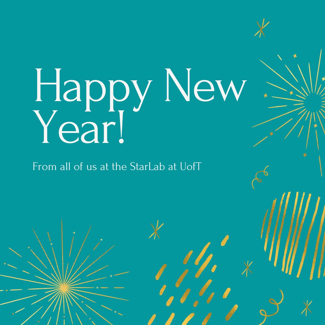 Happy new year from all of us at the StarLab!