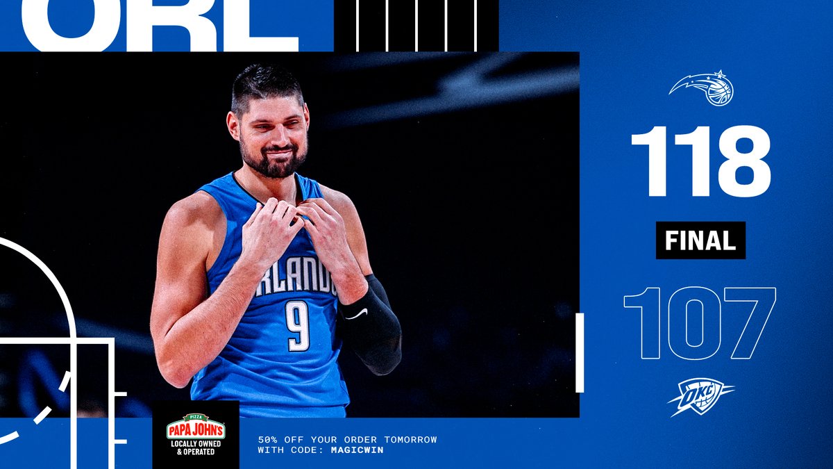 OrlandoMagic's tweet photo. 4-0 😎 https://t.co/UYYqqRHgCm