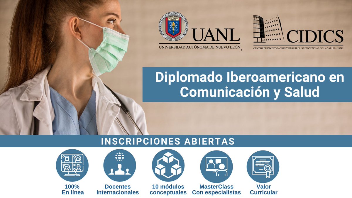 CIDICS_UANL's tweet photo. Diplomado Iberoamericano en Comunicación del @CDIICS_UANL las inscripciones ya están abiertas. Te invitamos solicitar información en el siguiente enlace: https://t.co/NhxogjA0qn  y visitar el sitio https://t.co/dwad2T8wPE 

@SoyTuConsultor_  @comunideas_ https://t.co/g7zXM1Aczs