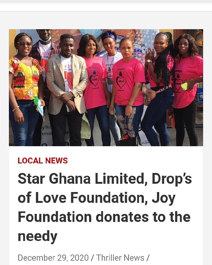 ghana_student's tweet photo. At just ended Christmas Train Donations.
Full funding project given to the winner of Best Student Foundation of the year @drops_of_love_foundation sponsored by @joy_foundation @starghanalimited @ghanastudentawards20 https://t.co/30dC21uFt8