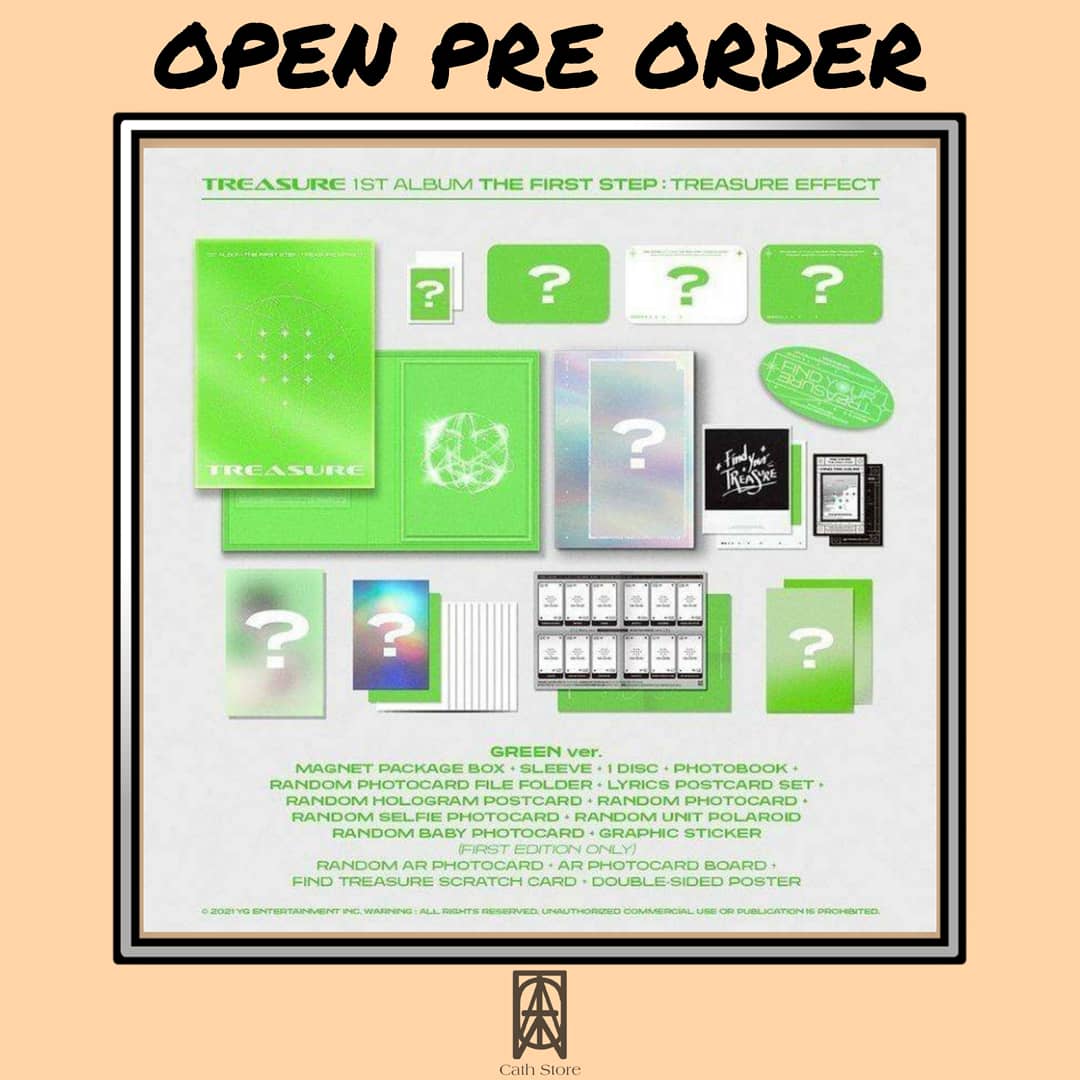 kpopcathstore's tweet photo. OPEN PO TREASURE 1st ALBUM [THE FIRST STEP : TREASURE EFFECT] x KTOWN4U
Versi : Blue / Orange / Green

💰PRICE
-Rp 315,000 (estimasi)
-DP 165,000 /album atau Full Payment

✅EMS TAX
✅1ST PRESS
✅POSTER
✅BENEFIT KTOWN
✅TERHITUNG CHART
✅PELUNASAN BISA VIA SHOPEE https://t.co/ZaYKBDvwjG