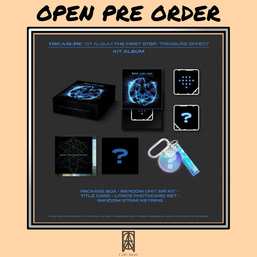 kpopcathstore's tweet photo. OPEN PO KIHNO TREASURE 1st ALBUM [THE FIRST STEP : TREASURE EFFECT] 

💰PRICE
-Rp 375,000 (estimasi)
-DP 225,000 /kihno atau Full Payment

✅Cargo Udara + TAX
✅1ST PRESS
✅SEALED
✅PELUNASAN BISA VIA SHOPEE

CLOSE PO : 9 Januari 2021 pkl 20.00 WIB https://t.co/8is3zG9pDE