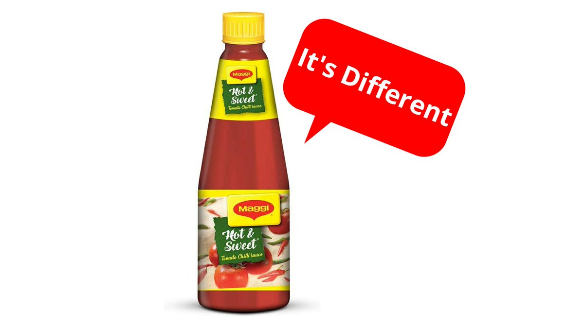 How repeating the word "Different" repeating 6 times in 30 seconds in advertising made a lot of difference in sales of a product.( Thread ) 