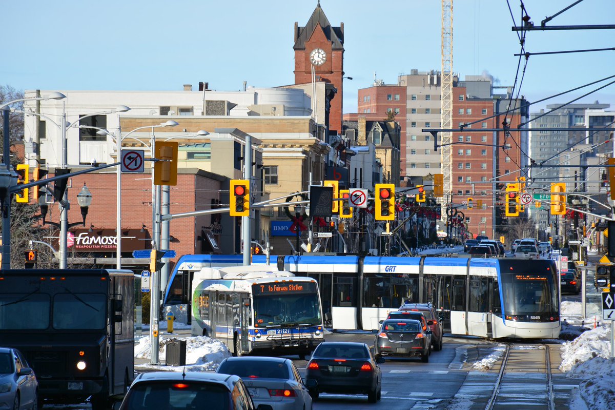 AlexanderGlista's tweet photo. From downtown streets to dedicated rail corridors, I love the versatility of Waterloo Regionβs ION LRT https://t.co/rMpDqN88vR
