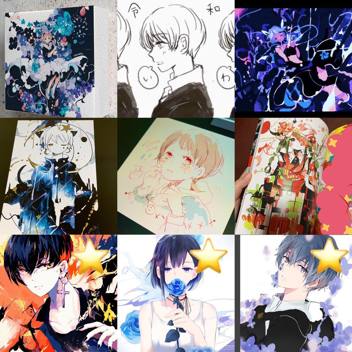 #2020年の絵を振り返る
(⭐️マークはご依頼orフォロワーさんのオリキャラを見て描いたもの)
2020年は依頼絵に出展用作品をメインに、グッズ制作や書籍に載せて頂きと色々できた年でした?来年も色々活動できたら思ってます✨マイペースな私ではありますが、来年もまたどうぞよろしくお願いします。 