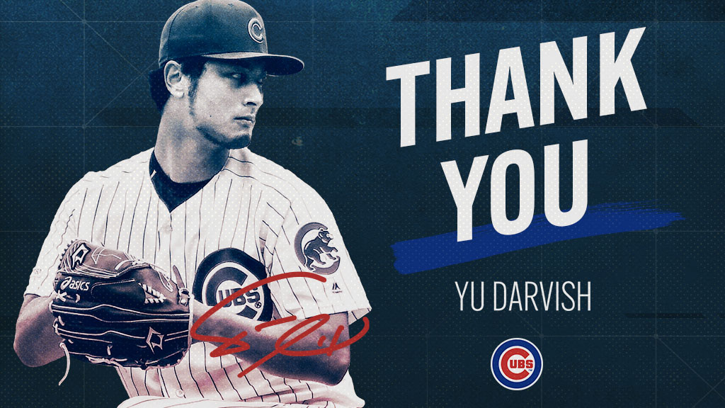 Cubs's tweet photo. Wishing all the best to @faridyu in San Diego! https://t.co/3lbcEJFW8N