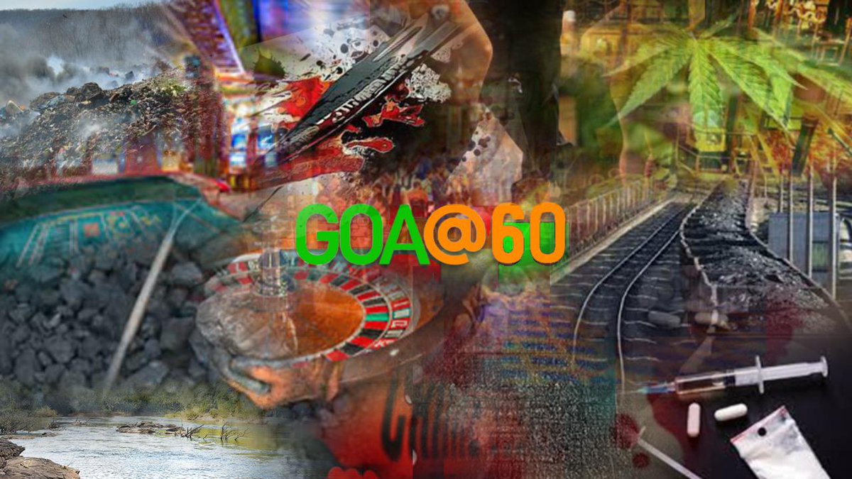 AmarnathAldona's tweet image. #GoaAt60 
With @BJP4Goa govt. promoting
Gambling,Prostitution,Murders,Drugs,Coal,Garbage mountains ,Sale of Mhadei,Formalin in fish,Land conversions &amp;amp; Now Gaanjaa &amp;amp; it will go On with distruction of Goa.
#ShowMustGoOn  #WhoIsTheDon ?
@INCGoa @digambarkamat @girishgoa @dineshgrao