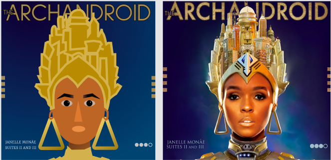 AladrianNo_L's tweet image. Just saying, I'm so proud of this remake of one of my all-time fave albums by @JanelleMonae. Shout out to the #FigmaAndChill fam. #TheArchandroid #afrofuturism #clubhouse #niggma