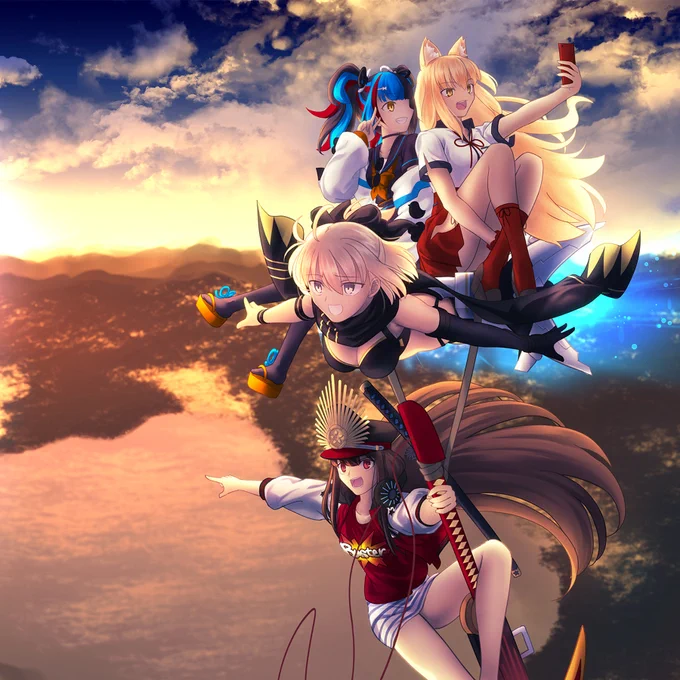 #2020年の絵を振り返る 
・合体宝具イラストギャラリーを5月のエアコミケで公開
・夏の思い出
・グレイ着せ替えリクエストの幕開け
・ぐだイベ羽織袴沖田さんもストーリーも最高じゃった 