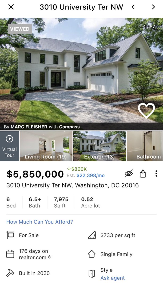 ClaimDC's tweet image. New construction at 170+ days 

#dcrealestate #dcrealtor #palisadesdc #claimdc