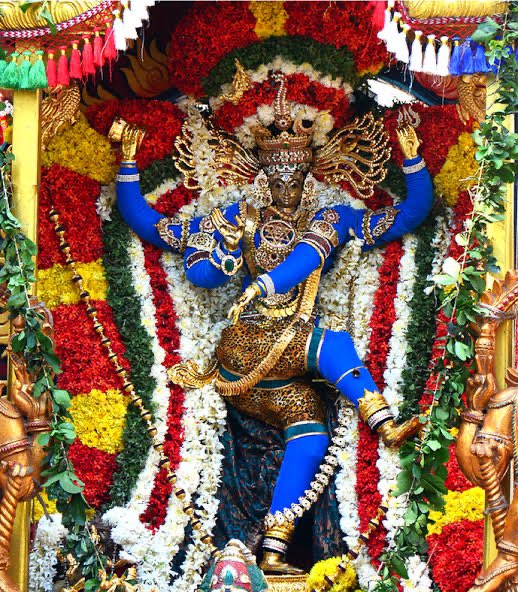 3.Hence it is celebrated with pomp & devotion mainly in Chidambaram Sri Thillai Nataraja Temple,TN but in All Shiva temples. Today is very auspicious for women & young girls to take vrath. Ma Parvathi has been taking this vrath since time immemorial & will be with us today...