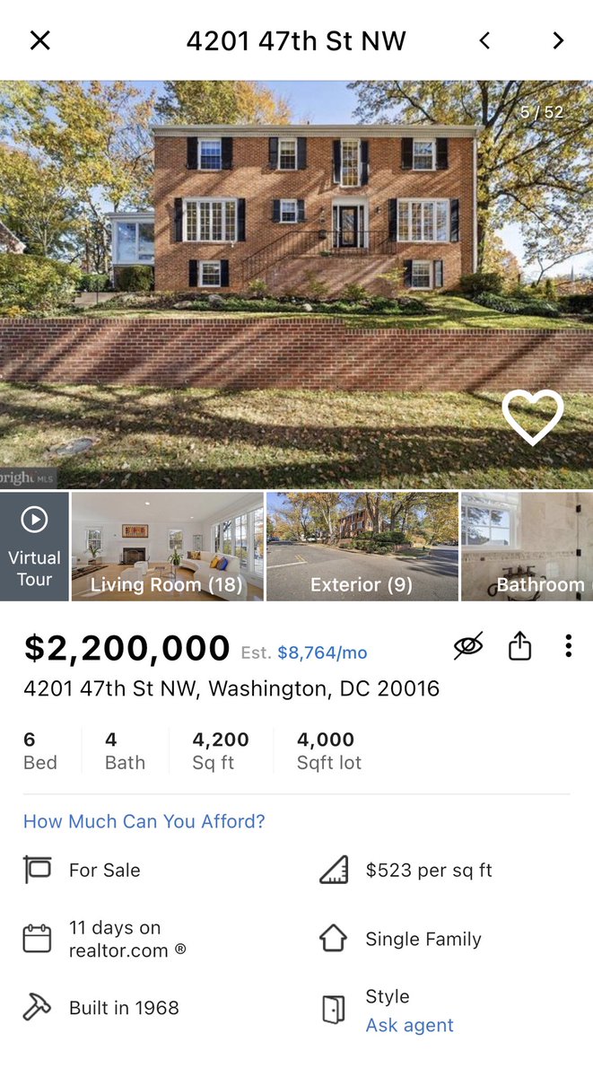 ClaimDC's tweet image. “You can easily fix the windows...I mean like the front of the house...the whole architecture situation.”
#dcrealestate #dcrealtor #dcclaim