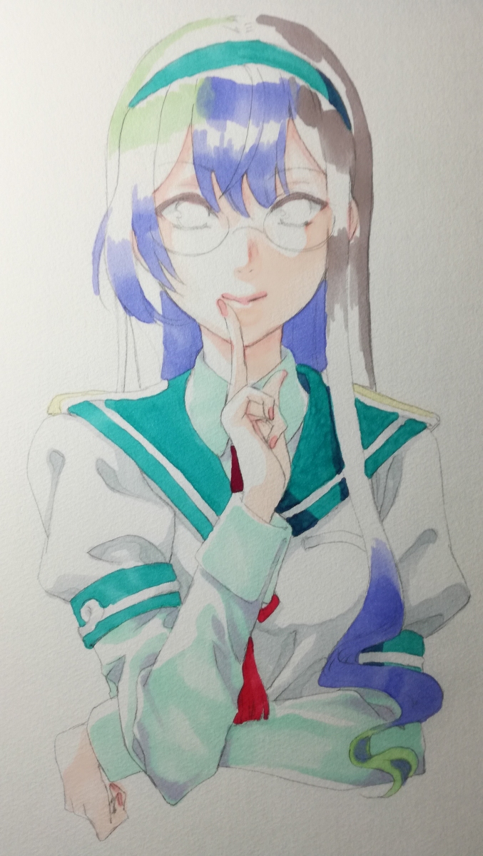 艦これ おーよどさん 艦これ 艦隊これくしょん 大淀 艦隊これくしょん Http しらたま肉球 錬成中のイラスト