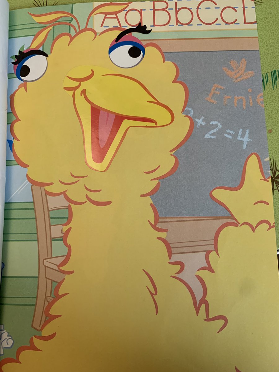 My toddler twins got a  @sesamestreet ‘create a face’ book for Xmas. They love it, and I love to secretly laugh at what they make. Please enjoy.