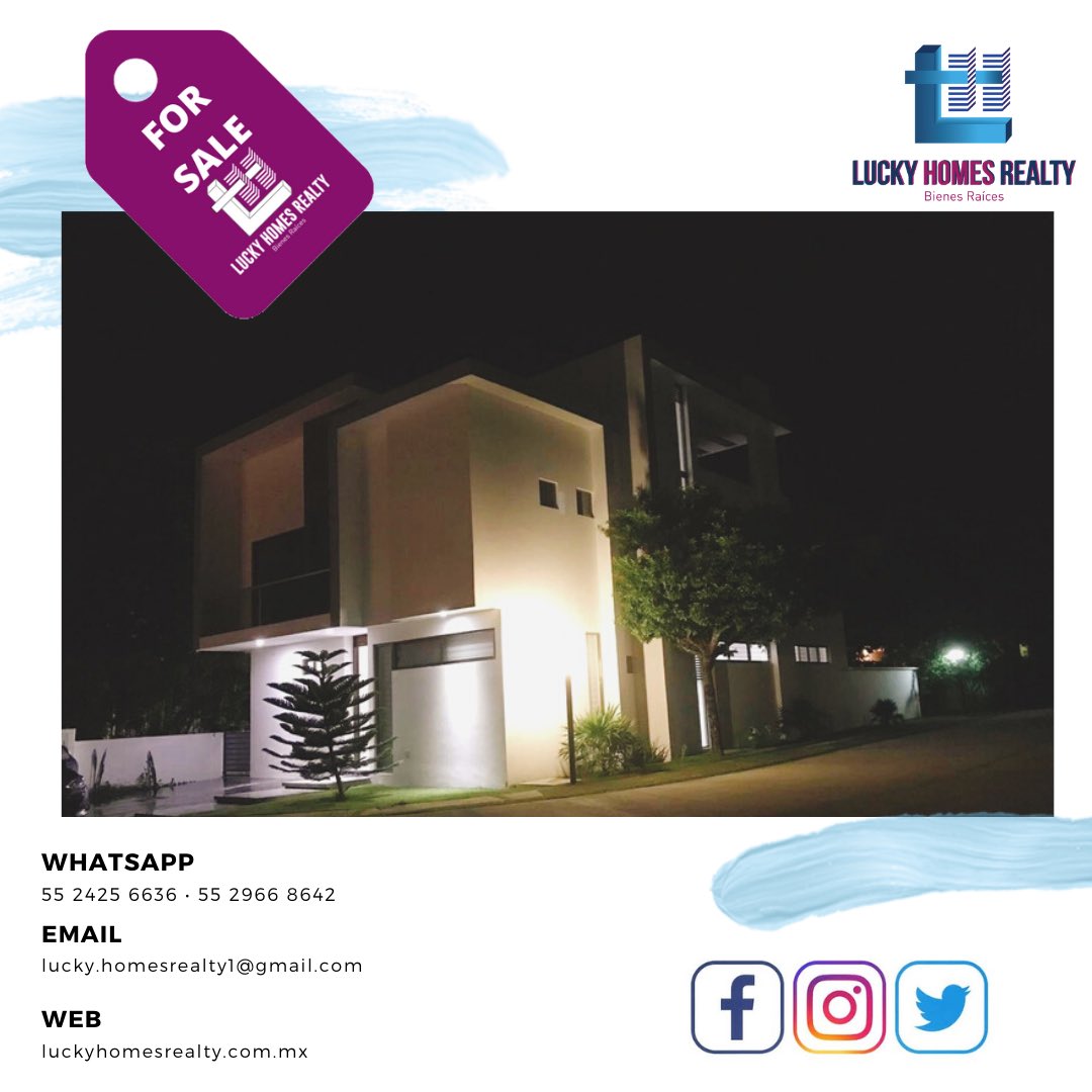 RealtyLucky's tweet photo. House for sale in Fraccionamiento Selvamar

✳️📐 343m2
•
💰8,800,000
•

 #ForSale  #Luxury #RealEstateAgent #Architecture #House
#CasaEnVenta #Inversiones #Negocios #InmueblesEnVenta #CasasEnVenta  #PropiedadesEnVenta #ServiciosInmobiliarios https://t.co/isRK6oV2iB