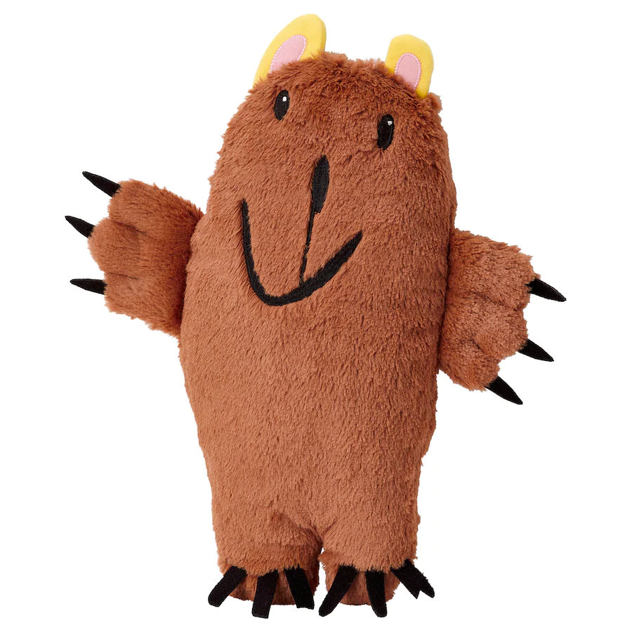 SAGOSKATT Soft toy, brown bear as taichi