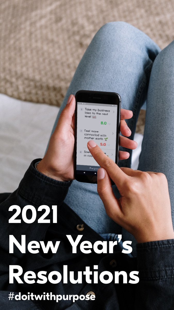 app_purpose's tweet photo. Launching on the 31st! Just in time to use it for New Year’s resolutions. Purpose will cost $4.99 and it will be the easiest and most effective way to stick to your goals. Live better and #doitwithpurpose https://t.co/QXo7OFmxsf