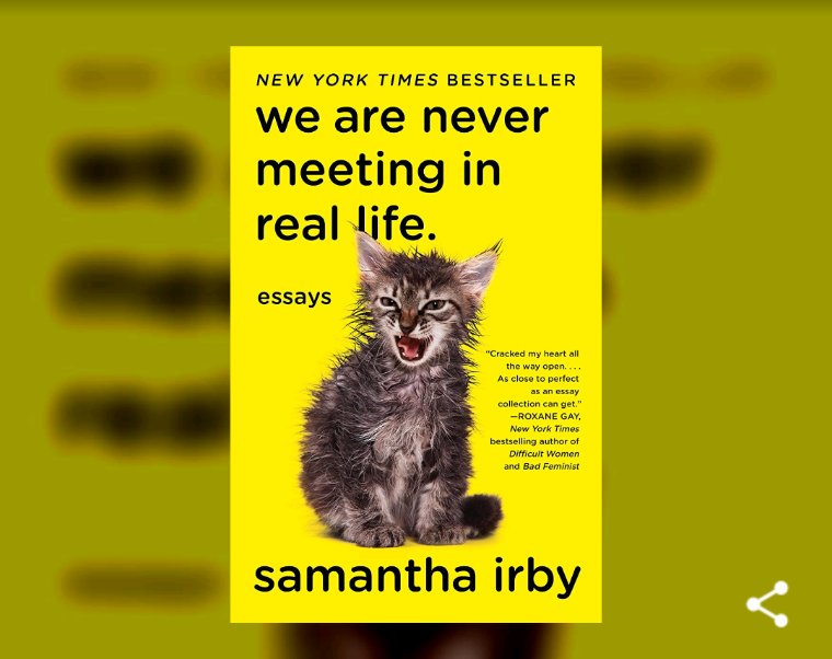 We Are Never Meeting in Real Life by Samantha Irby 