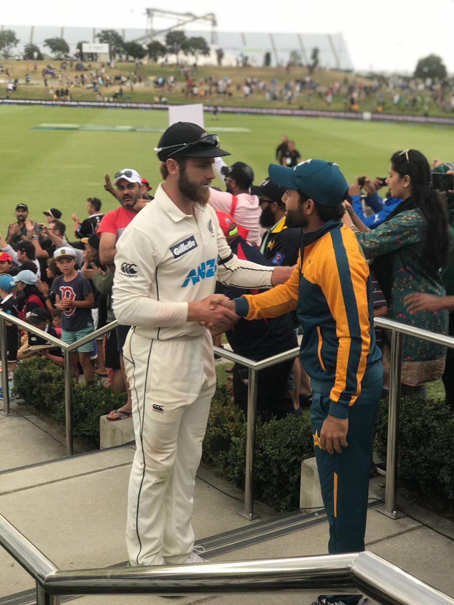 BLACKCAPS's tweet photo. Thanks for an EPIC TEST @TheRealPCB 🤝
#NZvPAK #CricketNation https://t.co/9GzMfHYx5i