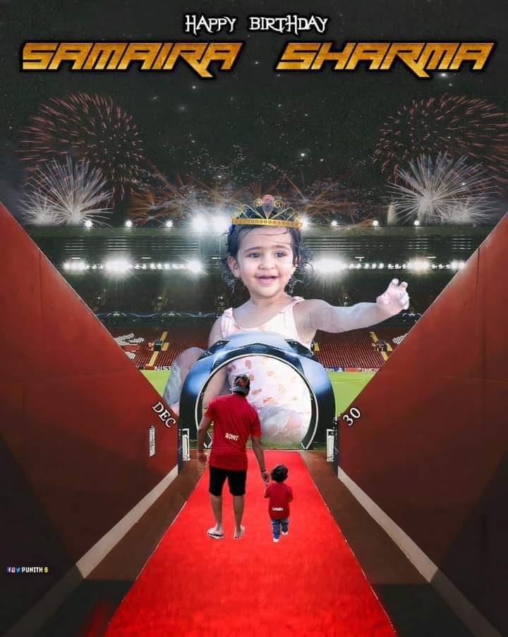 ImRO450's tweet photo. Happiest birthday princess 👸 Samaira 💕
You becomes our lucky charms 🤟 ,  you brings lots of Happiness and many achivement on field with out field 💞.
#HappyBirthdaySam 
@ImRo45 @ritssajdeh https://t.co/YqxmF9AMD1
