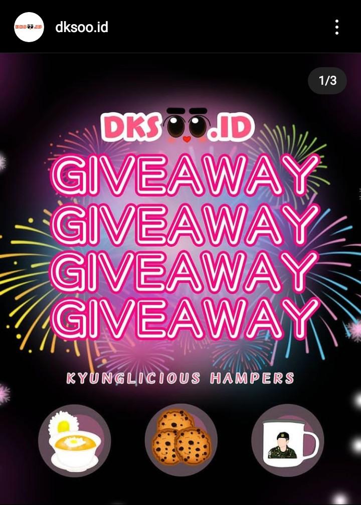 dksoo_id's tweet photo. Dalam rangka menyambut taun baru 2021 kita ngadain GIVE AWAY di ig
Cek postingan kita di ig @/dksoo.id ya

#도경수 #디오 #DO #KYUNGSOO
#DohKyungSoo https://t.co/uhYjU34Ygz