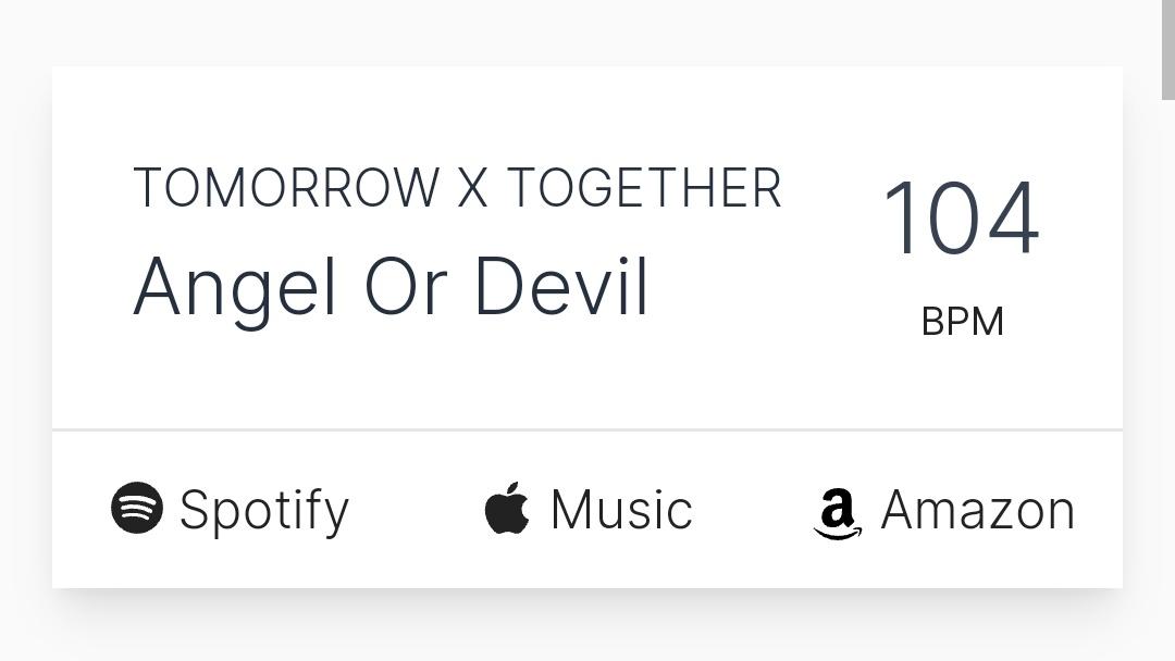 magic island - 105 bpmangel or devil - 104 bpm