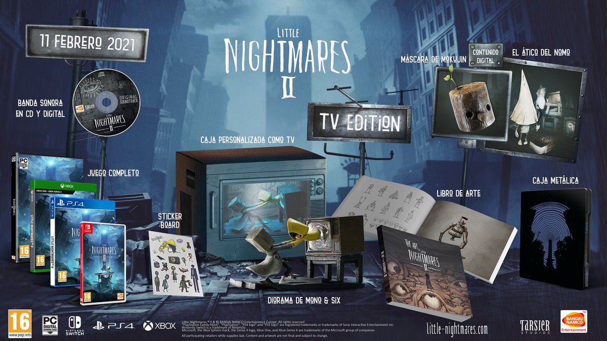 Game Espana Pesadillas Es Lo Que No Vas A Tener Como No La Consigas Reserva Ya La Tv Edition De Little Nightmares 2 En Game Incluye Todo Este Contenido