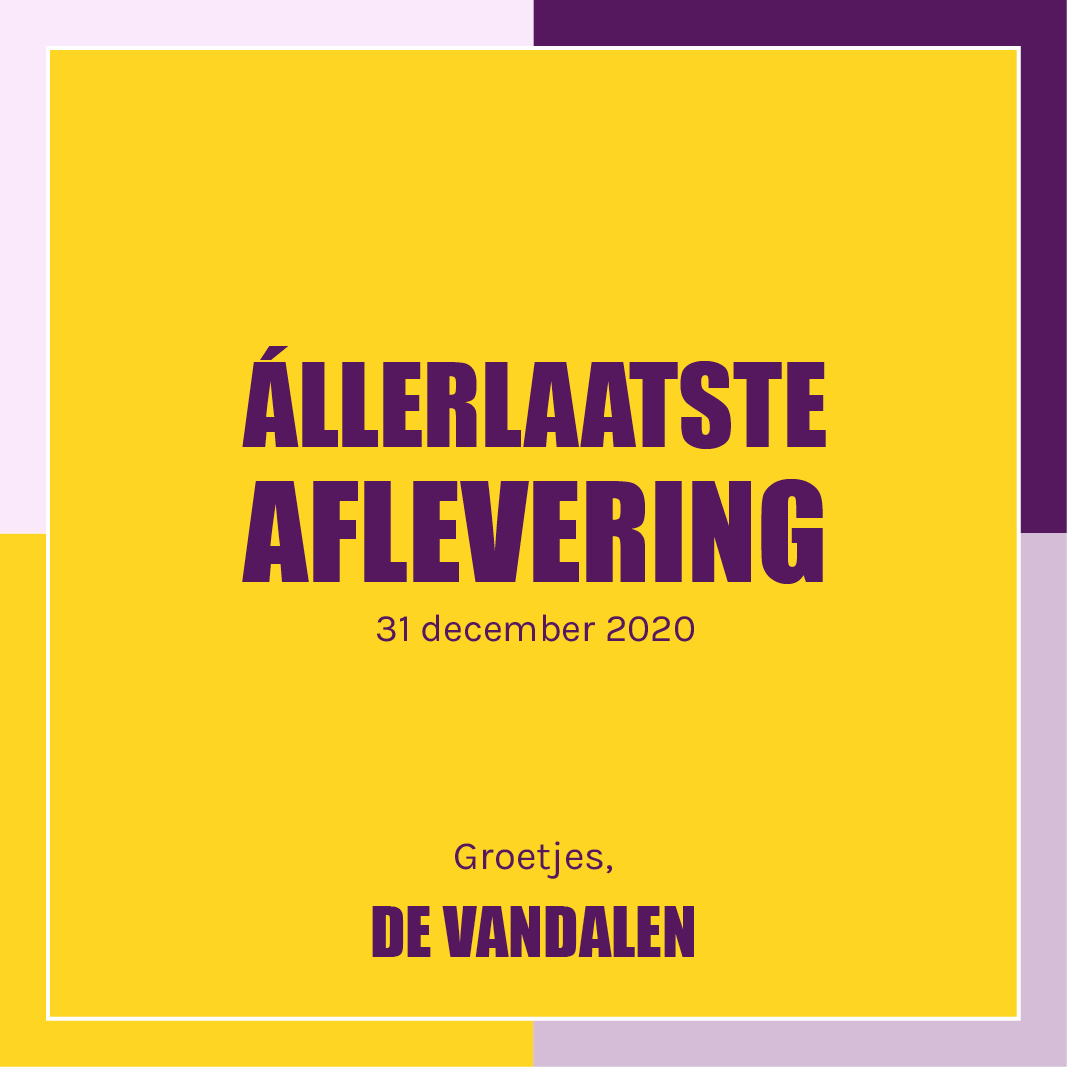 de_vandalen's tweet photo. Wat begon in een intelligente lockdown, eindigt in een volledige lockdown. Leven in isolatie werd leven in crisis. Morgen komt de allerlaatste aflevering van Toen wij de tijd hadden online. Kijken jullie mee? 

Dank voor het kijken en voor al jullie support. Houd vol! ❤️⁠ https://t.co/Clgpp9fAnK