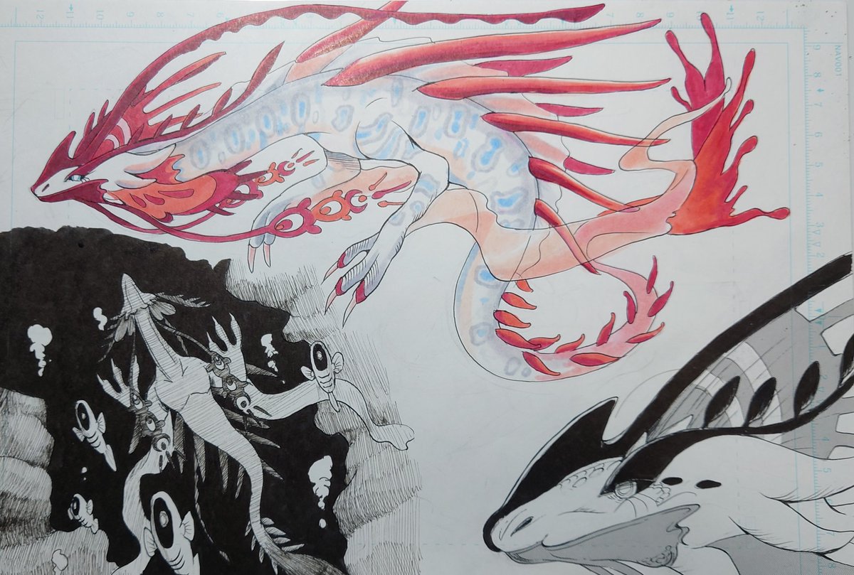 山山 漫画練習 生物練習 リュウグウノツカイ 龍 イラスト アナログ 絵描きさんと繋がりたい 漫画志望さんと繋がりたい リュウグウノツカイ 龍 山山 漫画練習 生物練習 リュウグウノツカイ 龍 イラスト アナログ 絵描きさんと繋がりたい 漫画志望さんと繋がりたい リュウグウノツカイ 龍