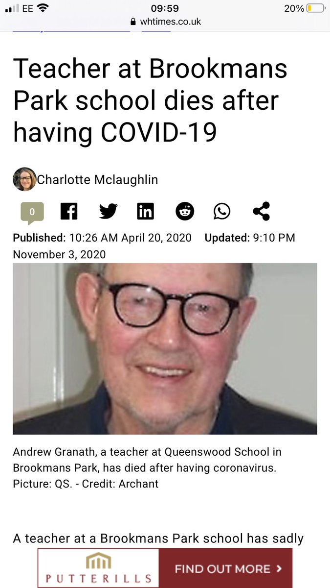 So when you see school staff advocating for change. It is not because we are work-shy or that we are ignorant towards the implications that partial school-closures can have on pupils. It is because we do not wish to lose our lives, when education could be provided in other ways.