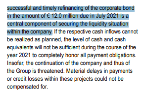 Now, the bond needs refinancing next year, this is in part the prompt for the warning.