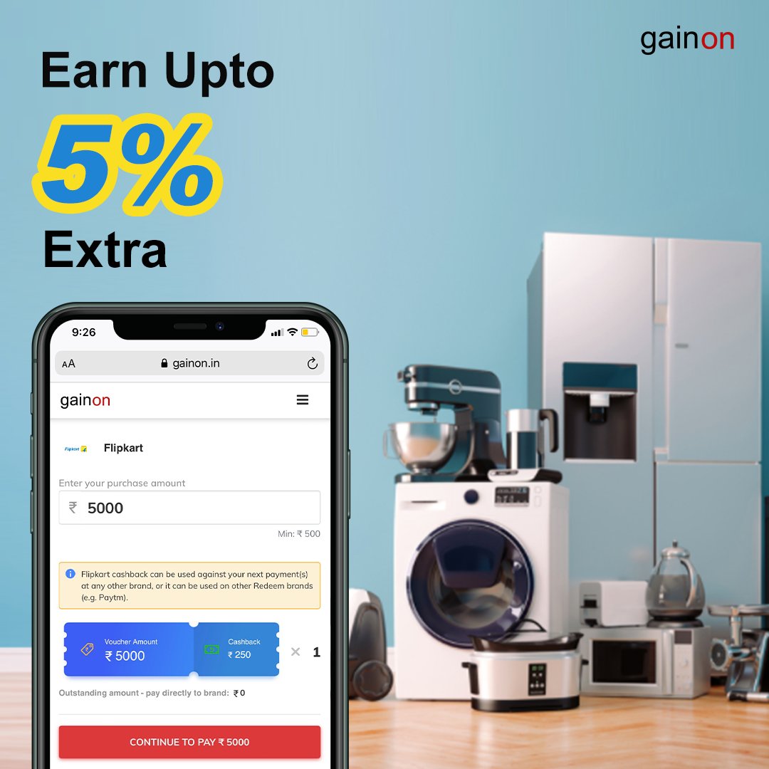 GainonIn's tweet photo. Earn upto extra 50% cashback on top brands across India. Visit https://t.co/VvWjpEAFsb and follow @GainonIn for latest updates #cashback #Deals #voucher #salehere #Contest #contestgiveaway https://t.co/opr5JtUW2d